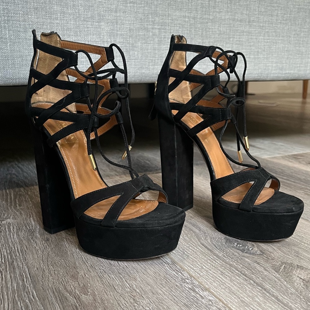 Sexy platform Aquazzura 140 heel